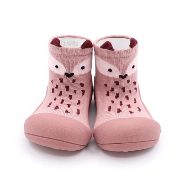attipas fox pink talla grande calzado respetuoso calcetín con suela
