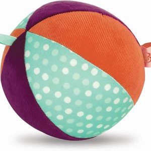 B. Baby – Bola de Tela Suave – Pelota de Peluche con Cascabel – Juguete sensorial para bebés